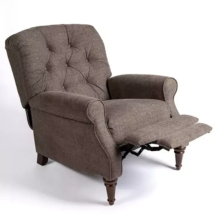 Kirklands Home Gabor Ash Tufted Upholstered Recliner Gray Best