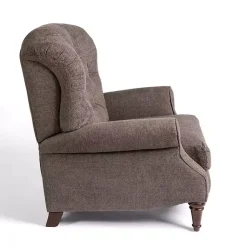 Kirklands Home Gabor Ash Tufted Upholstered Recliner Gray Best