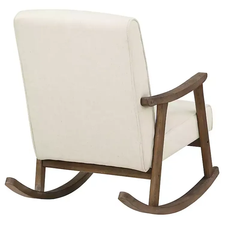 Kirklands Home Gainsborough Upholstered Rocking Chair Ivory Hot