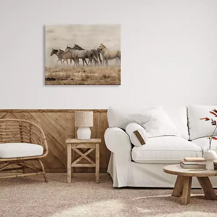 Kirklands Home Galloping Horse Herd Canvas Art Print, 40x30 in. Sale