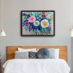 Kirklands Home Garden Variety Framed Canvas Art Print Multi New