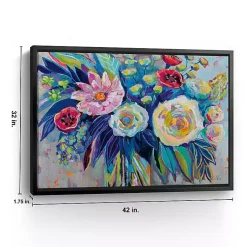 Kirklands Home Garden Variety Framed Canvas Art Print Multi New