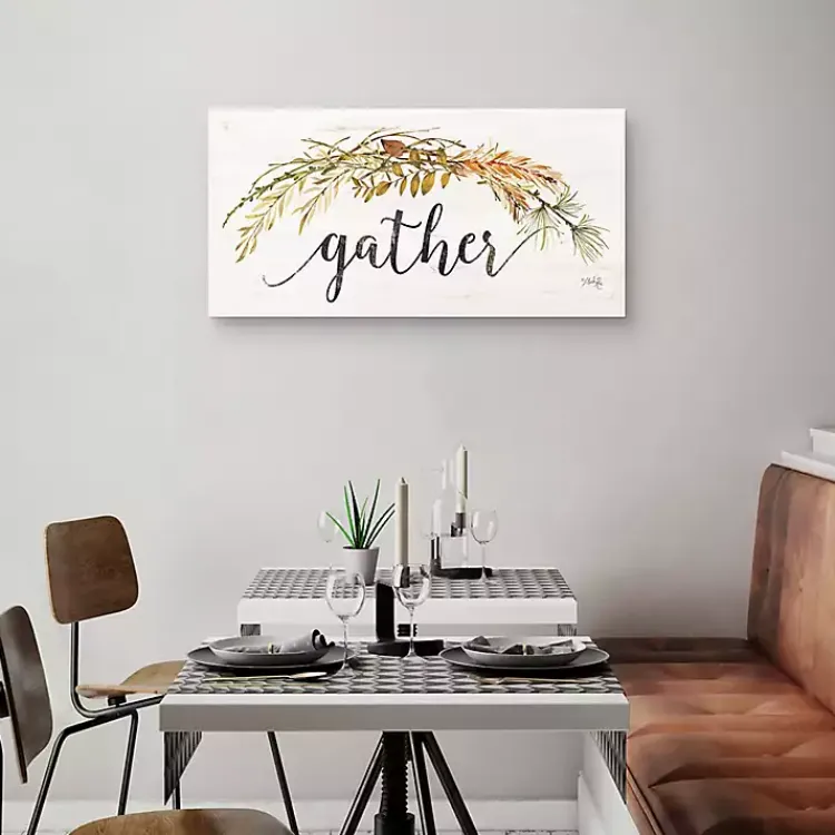 Fall>Kirklands Home Gather Garland Fall Canvas Art Print
