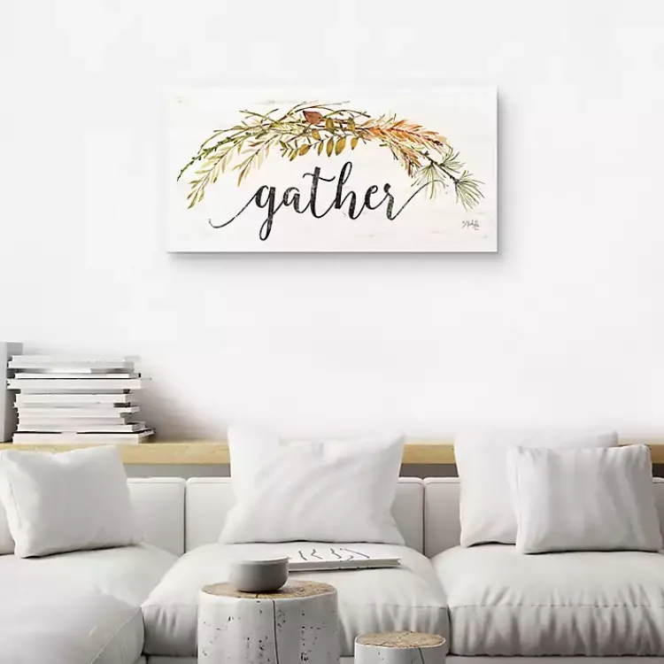 Fall>Kirklands Home Gather Garland Fall Canvas Art Print