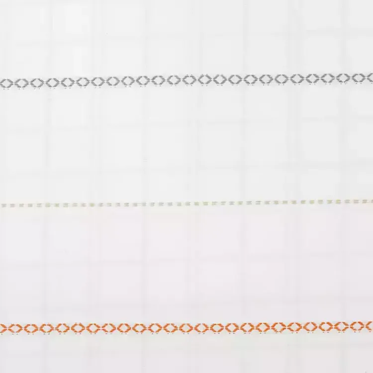 Kirklands Home Gather with Pumpkin Harvest Table Runner White Sale