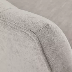 Kirklands Home Gayla Taupe Button Tufted Swivel Accent Chair Gray Outlet
