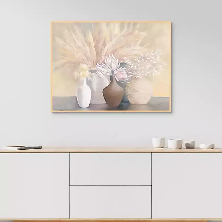 Kirklands Home Gentle Still Life Framed Canvas Art Print Clearance