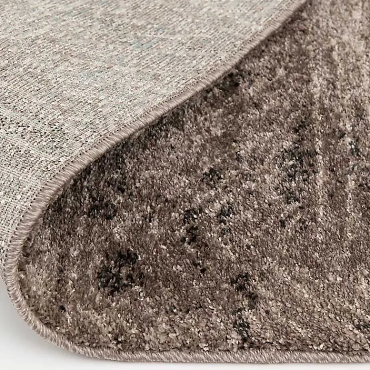 Kirklands Home Geometric Kourt Area Rug, 2x7 Brown Clearance