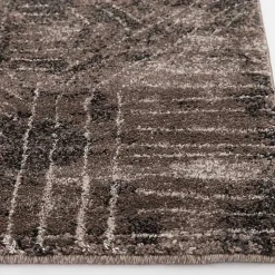 Kirklands Home Geometric Kourt Area Rug, 5x7 Brown