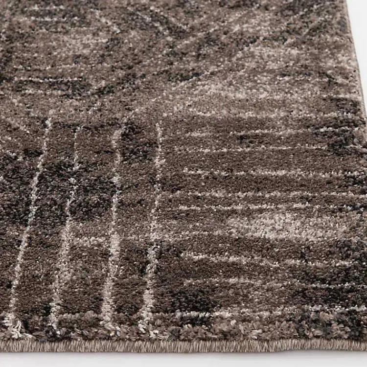 Kirklands Home Geometric Kourt Area Rug, 5x7 Brown
