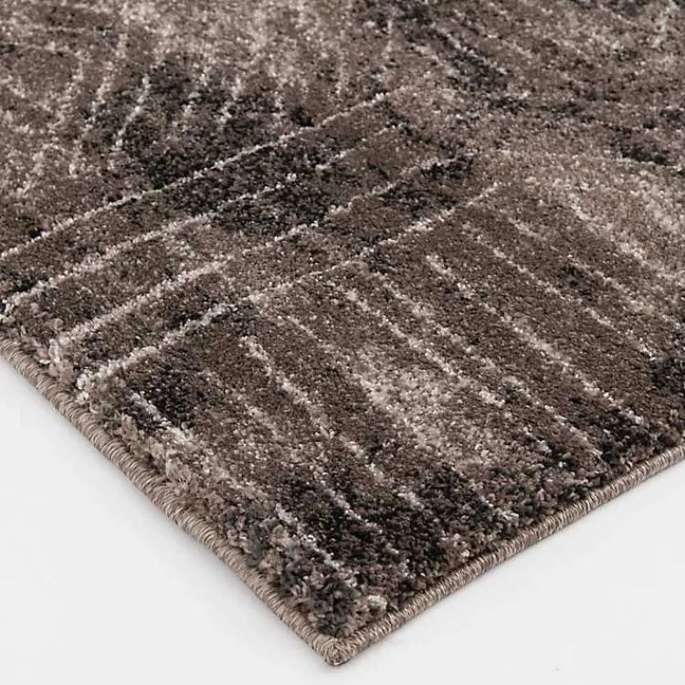 Kirklands Home Geometric Kourt Area Rug, 5x7 Brown