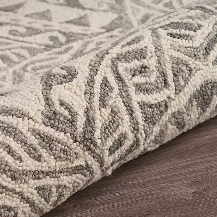 Kirklands Home Geometric Round Waves Area Rug, 6 ft. Clearance