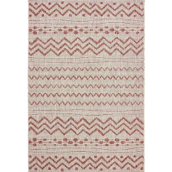 Kirklands Home Geometric Stripe Sun Shower Outdoor Area Rug, 5x8 Discount