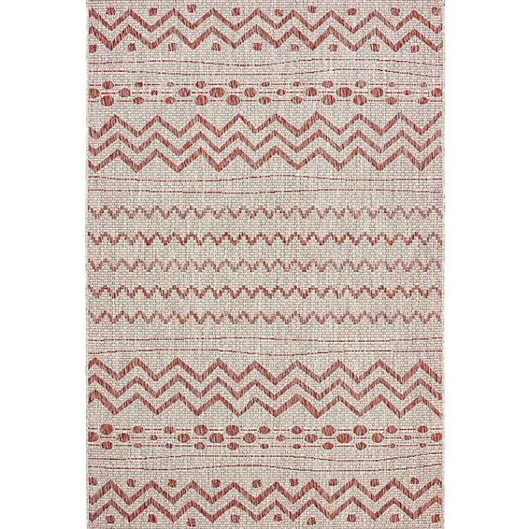 Kirklands Home Geometric Stripe Sun Shower Outdoor Area Rug, 5x8 Discount