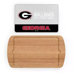 Kirklands Home Georgia Bulldogs Wood and Glass Serving Board Outlet