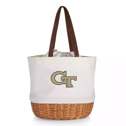 Kirklands Home Georgia Tech Canvas Tote Bag Yellow Outlet