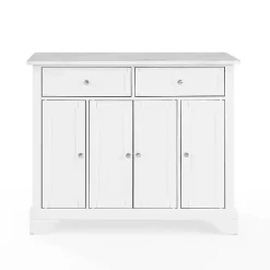 Kirklands Home Gia All Marble Kitchen Island White Discount