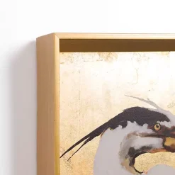 Kirklands Home Gilded Egret Framed Art Print Outlet