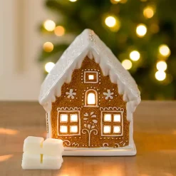 Home Fragrance>Kirklands Home Gingerbread House Ceramic Wax Warmer