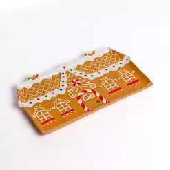Kirklands Home Gingerbread House Serving Platter Brown Online