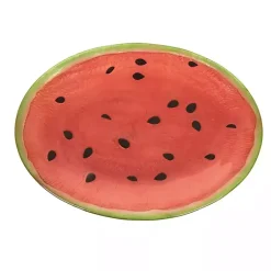 Kirklands Home Glass Watermelon Platter Red Outlet