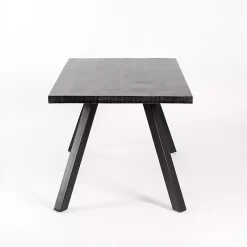 Kirklands Home Glenn Midnight Wood Rectangular Dining Table Black Hot