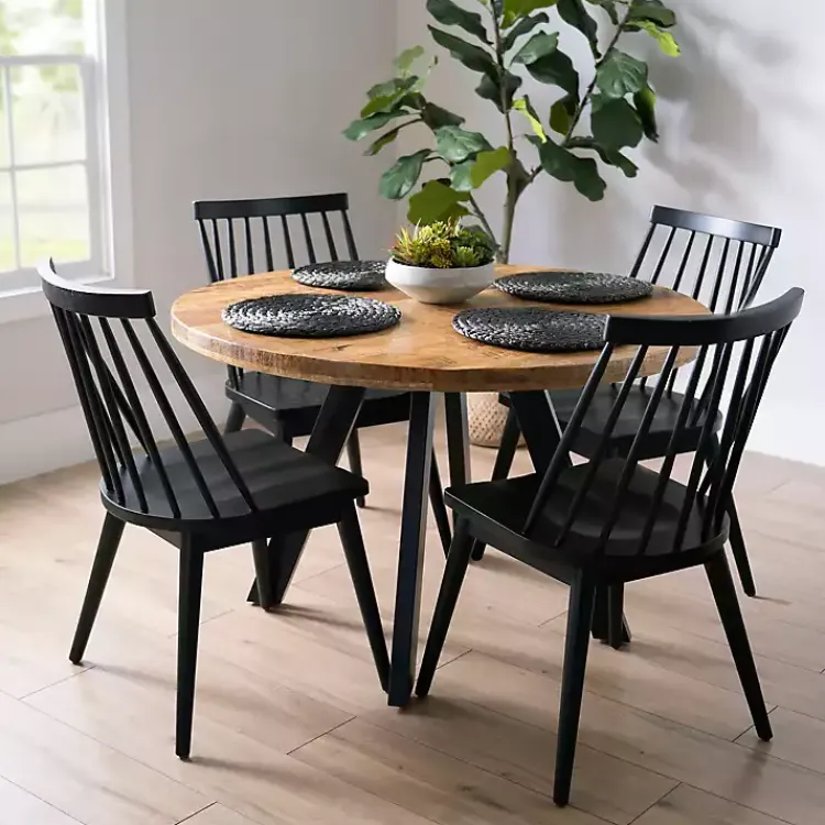 Kirklands Home Glenn Natural Wood Dining Table Tan Hot
