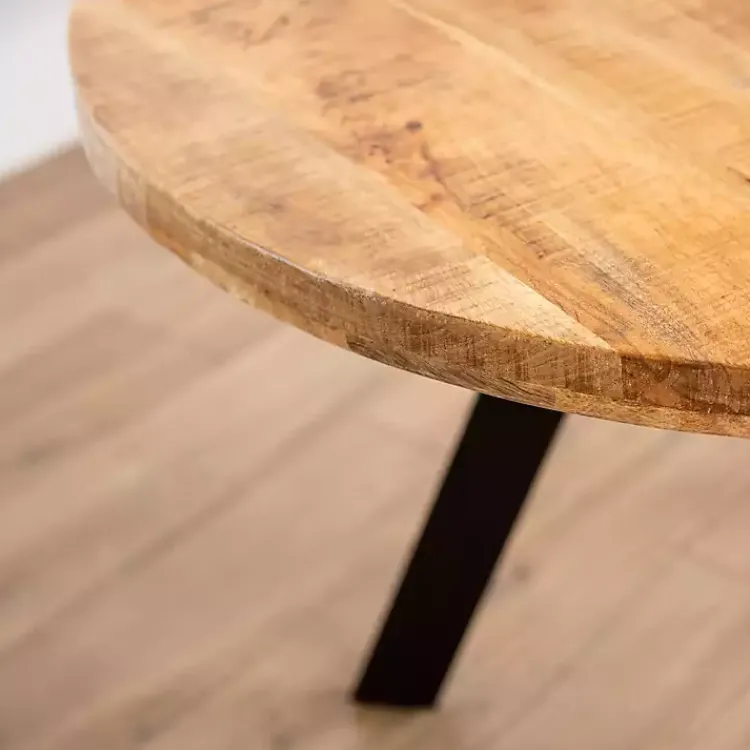 Kirklands Home Glenn Natural Wood Dining Table Tan Hot