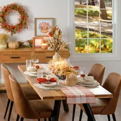 Kirklands Home Glenn Natural Wood Rectangular Dining Table Brown Sale