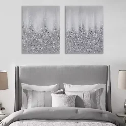 Kirklands Home Glimmer Gradient 2-pc. Abstract Wall Art Outlet