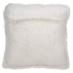 Pillows>Kirklands Home Glittery Silver Sherpa Sequins Throw Pillow