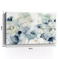 Kirklands Home Glorious Ginkgo Giclee Canvas Art Print, 60x40 in. Blue Hot