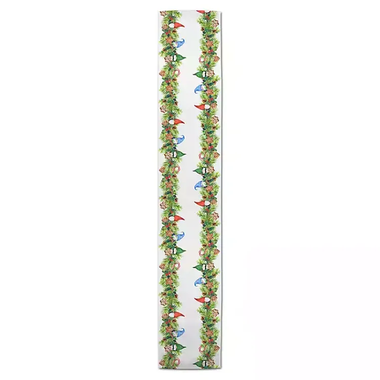 Kirklands Home Gnome and Cookies Twill Table Runner, 90 in. Multi Outlet