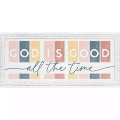 Kirklands Home God is Good All The Time Wall Plaque Discount