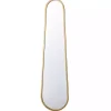 Kirklands Home Gold Abstract Oblong Wall Mirror New