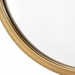 Kirklands Home Gold Abstract Oblong Wall Mirror New