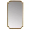Kirklands Home Gold Adelaide Scalloped Rectangular Wall Mirror