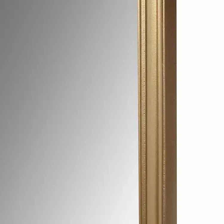 Kirklands Home Gold Adelaide Scalloped Rectangular Wall Mirror