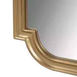 Kirklands Home Gold Adelaide Scalloped Rectangular Wall Mirror