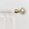 Kirklands Home Gold Aged Mercury Sphere Curtain Rod, 72 in. Sale