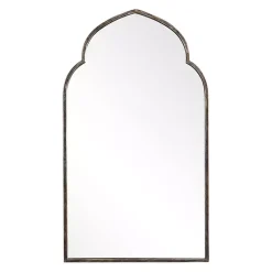 Kirklands Home Gold and Bronze Metal Arch Mirror Sale
