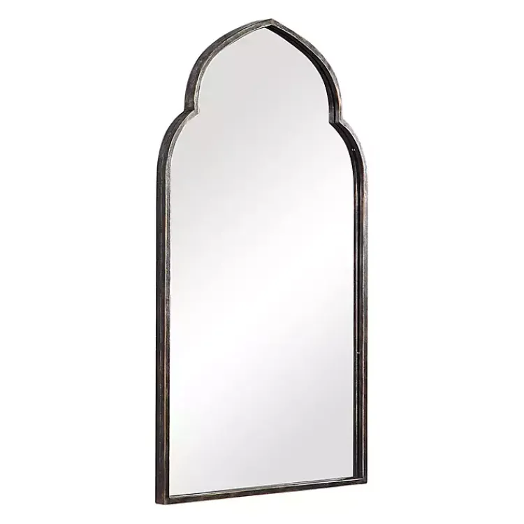 Kirklands Home Gold and Bronze Metal Arch Mirror Sale