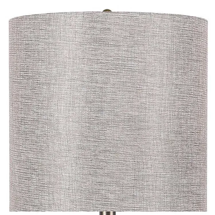 Kirklands Home Gold and Tapered Table Lamps, Set of 2 Gray