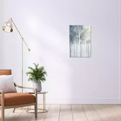 Kirklands Home Gold and Silver Forest Canvas Art Print Discount