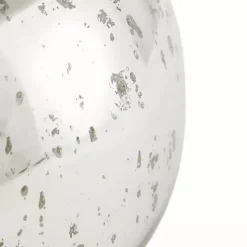 Kirklands Home Gold and Silver Mercury Glass Table Lamp White Discount