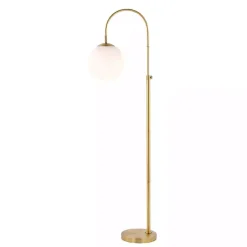 Kirklands Home Arch Globe Adjustable Floor Lamp Gold Clearance
