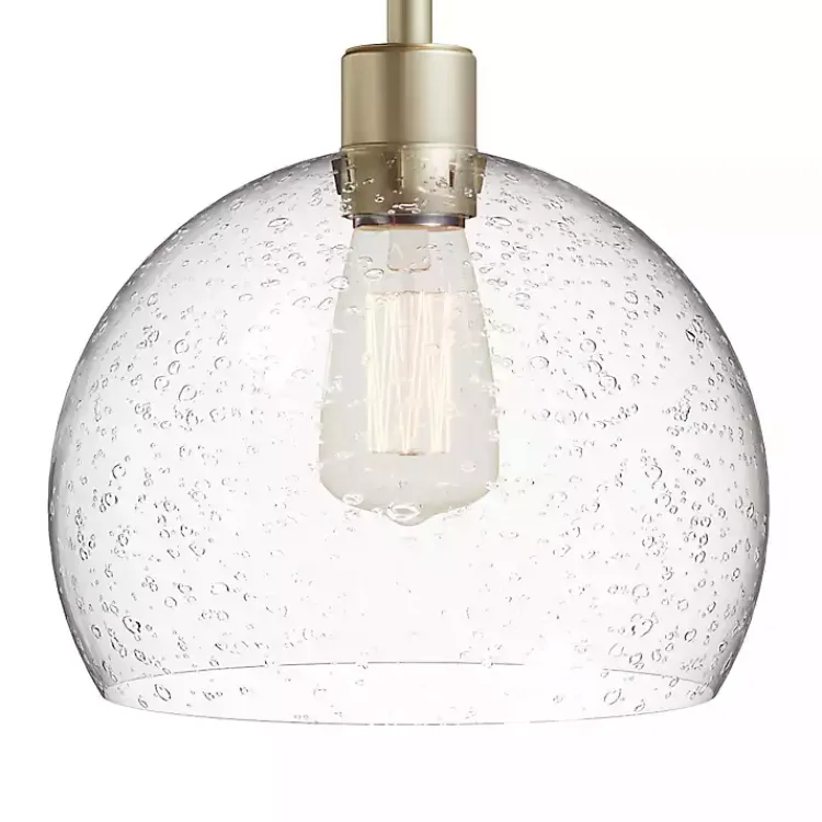 Kirklands Home Arch Metro Glass Globe Floor Lamp Gold