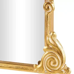 Kirklands Home Gold Arched Baroque Mirror Clearance
