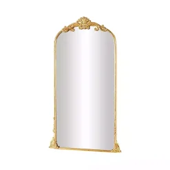 Kirklands Home Gold Arched Baroque Mirror Clearance