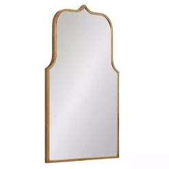 Kirklands Home Arched Scallop Wall Mirror Gold Sale